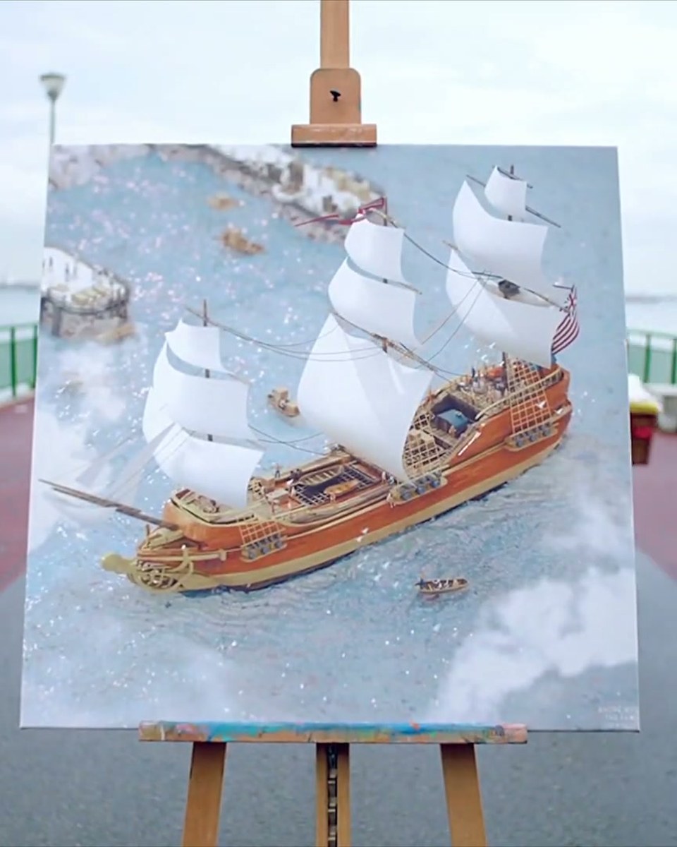 Rebuilding a ship lost in 1824: André Wee for CNA