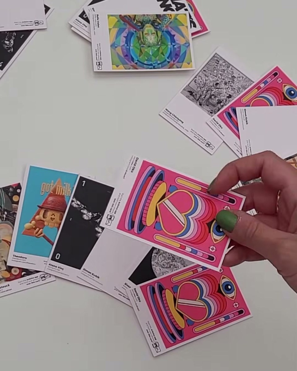 A business card that keeps talking