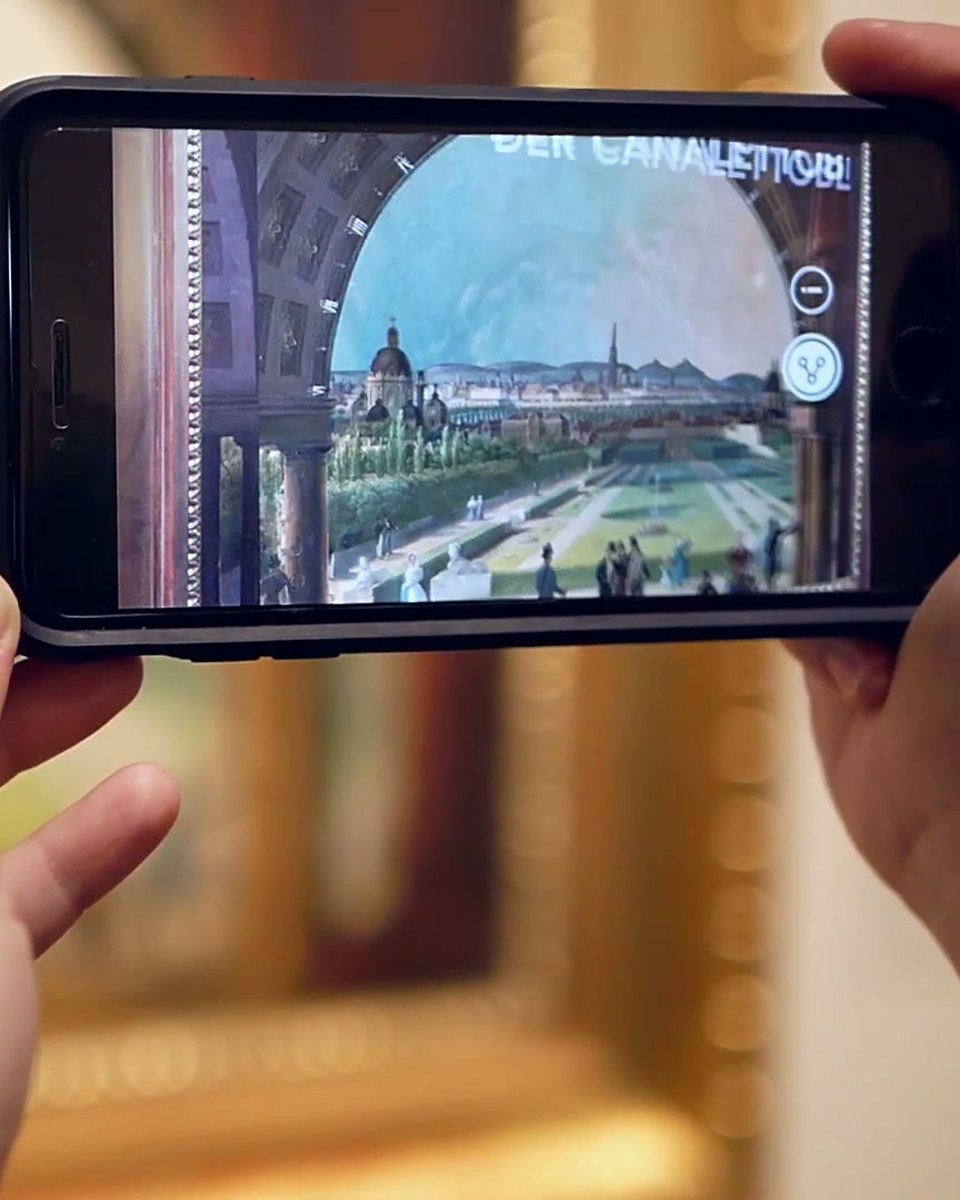 The Canaletto View: 18th century Vienna in AR