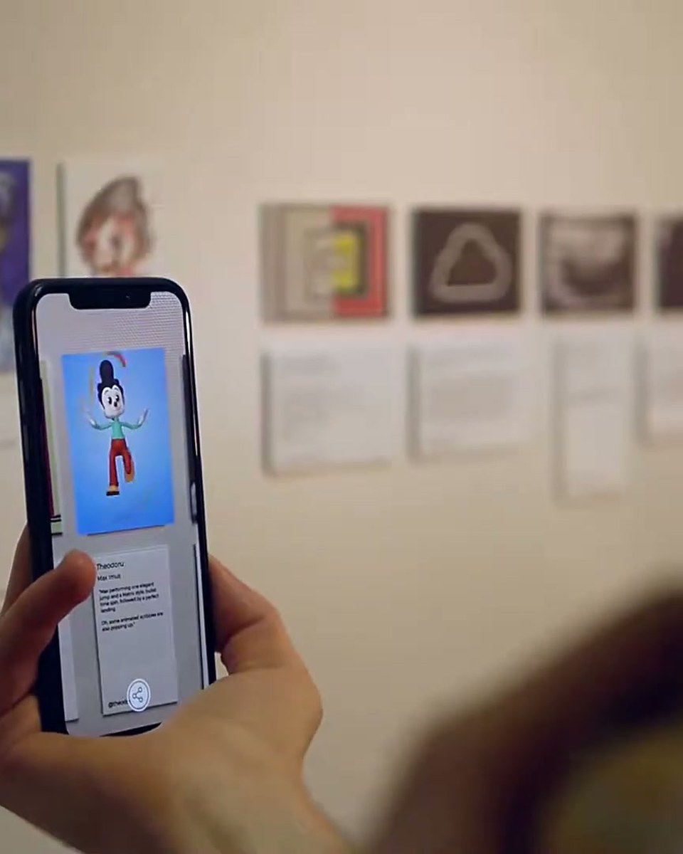 A tiny ARt exhibition at an album release