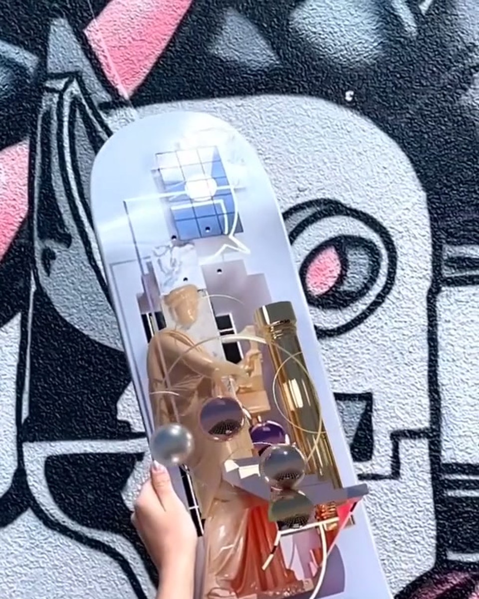 An AR skateboard by Bond Truluv