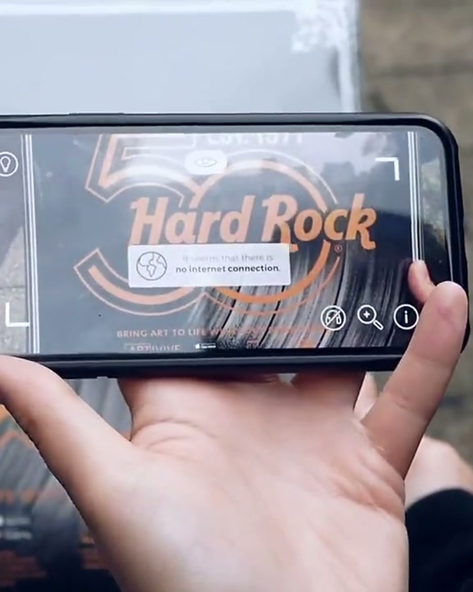 Hard Rock 50th Anniversary: AR collaboration