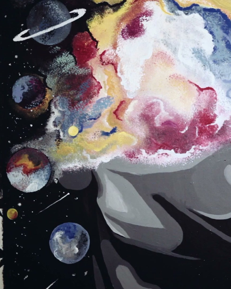 200 feet of student murals under MIT
