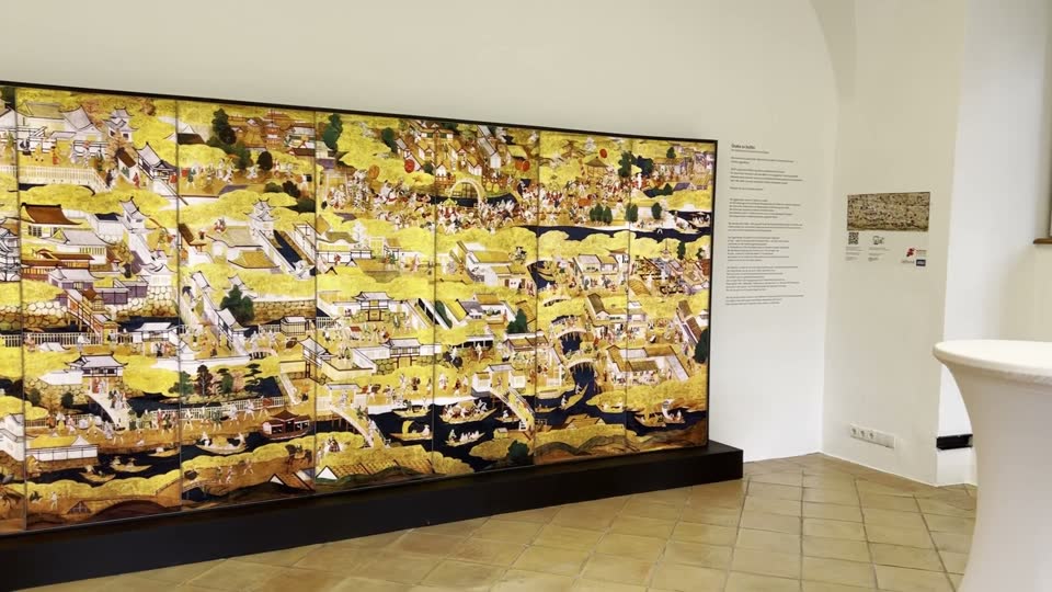 The Osaka paravent brought to life: Schloss Eggenberg