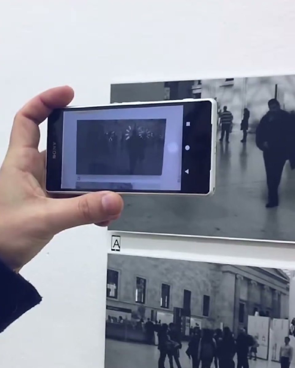 Open days at the Academy of Fine Arts, seen through a phone