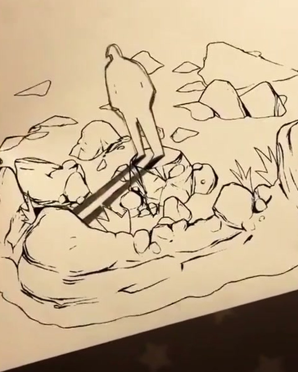 2D line art that draws itself: Thomas Pablo Pons