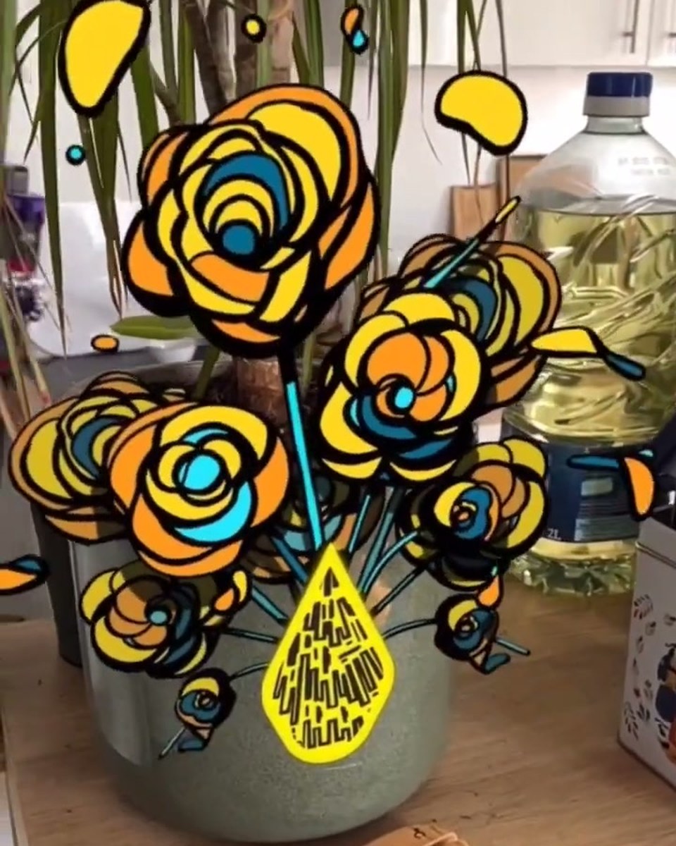AR stickers that finish themselves: Thomas Pablo Pons
